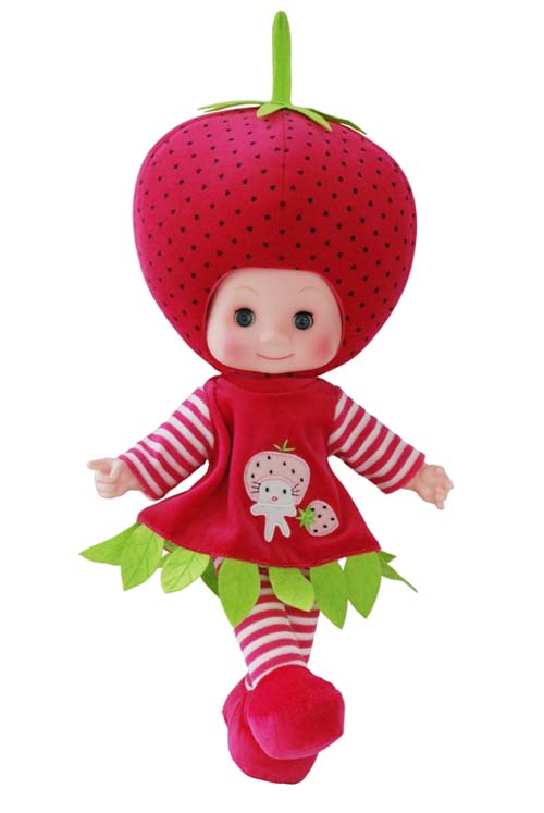 Musical -  Singing Stuffed Fruit Doll -  Strawberry ( 20 Inches)