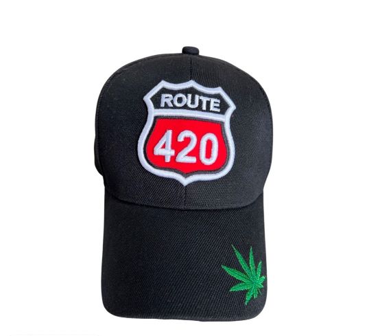 Route 420  Marijuana BASEBALL Cap