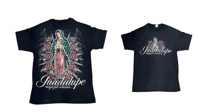 Virgen de Guadalupe Screen Printed Catholic & Mexican T-SHIRTs