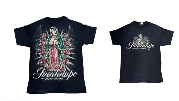 Virgen de Guadalupe Screen Printed Catholic & Mexican T-SHIRTS