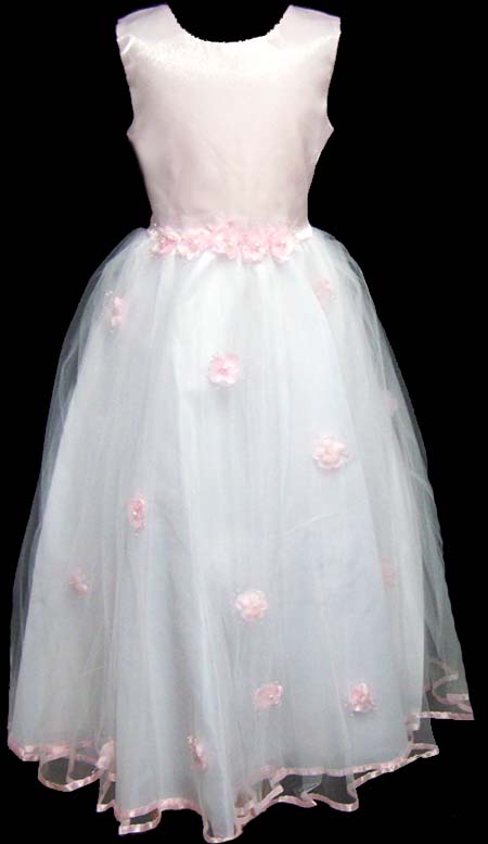 ''Fifi'' FLOWER Girl Gown - Pink Color