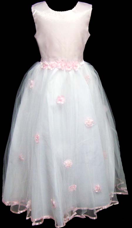 ''Fifi'' Flower Girl Gown - Pink Color