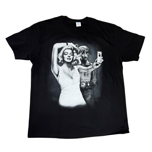 Tupac& Marilyn Monroe Selfie Hip Hop T-SHIRTs