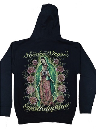 Nuertra Virgen Guadalupana  Screen Printed HOODIES