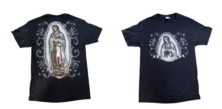 Guadalupe  Catholic & Mexican T-SHIRT Printed Front & Back