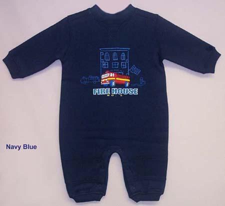 Boys  Embroidered  Fleece  Jumper  - Sizes: NEW-Born ( # NB23521)