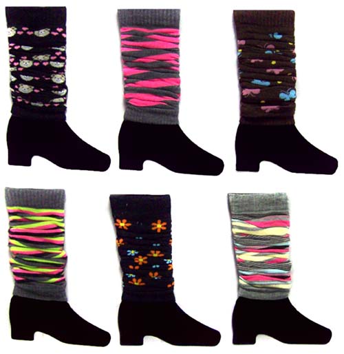 ''Mopass'' Womens/Teenagers LEG WARMERS - Prints ( # LW- 200)