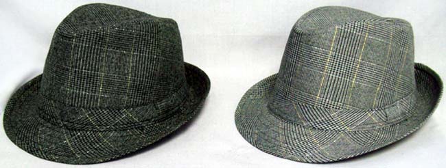 Feodra HATs For Adults - Classic Plaid Style