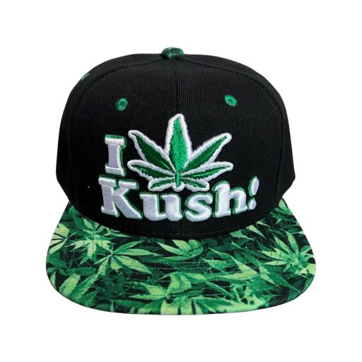 I Love Kush Marijuana BASEBALL Cap Embroidered