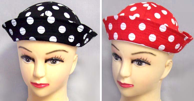 Gob Hats SAILOR For Kids - Polka Dots Prints