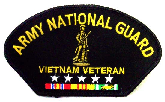 Embroidered Military PATCHES - US Army National Guard Vietnam Vet