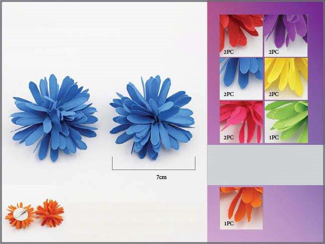 Hair Accessories -  Embellished  Hair Bows For Girls - FLOWERS