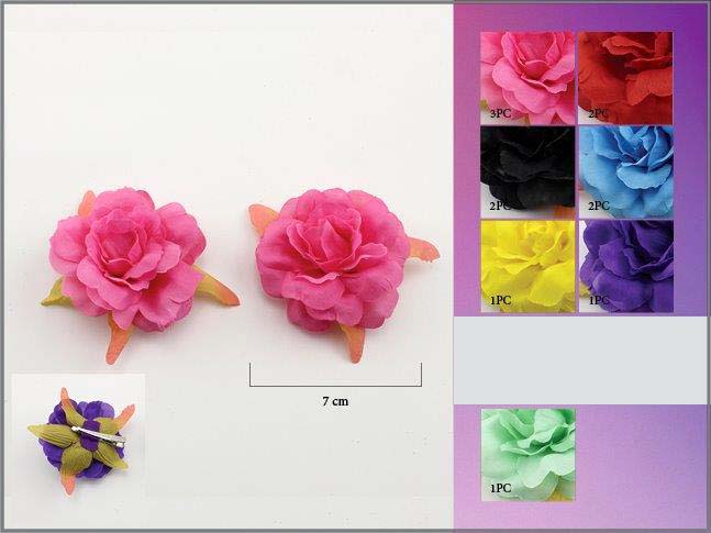 Hair Accessories -  Embellished  Hair Bows For Girls - FLOWERS