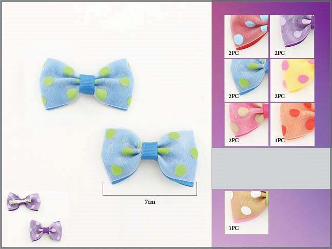 HAIR Accessories - Polka Dots  HAIR BOWs For Girls