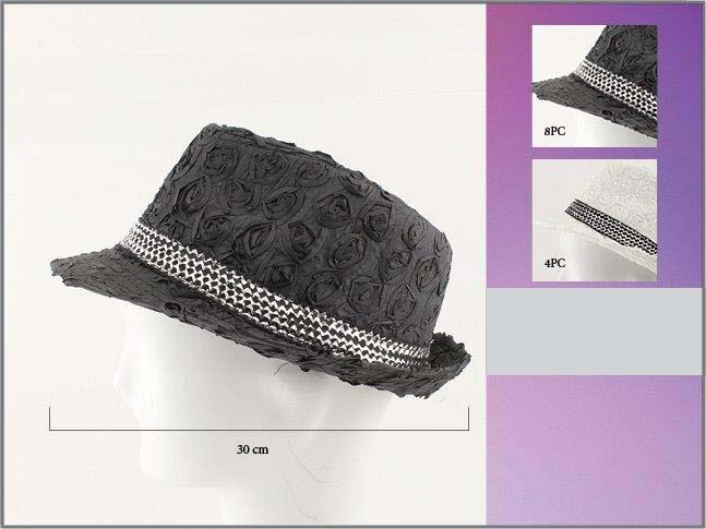 Fedora Trilby Hats For Women - FLOWERS