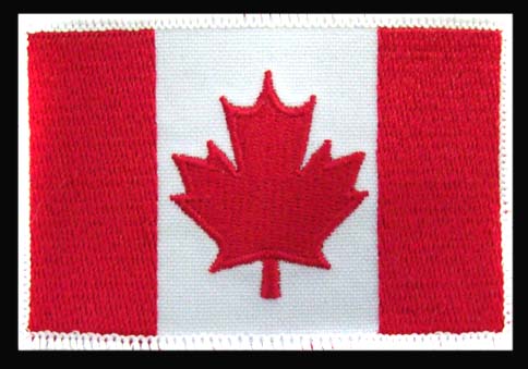 Embroidered PATCHES - Canada - Maple Leaf