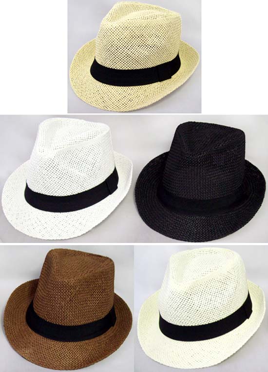 Fedora HATs For Adults - For Men - For Women - 5 Colors