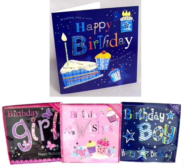 Giant GREETING CARDS - Gift Boxed - Happy Birthday