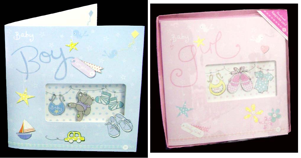 Giant GREETING CARDS - Baby Shower