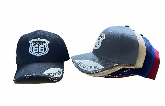 Route 66 BASEBALL Caps Embroidered