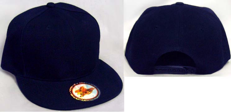 Snap Back BASEBALL Caps - Navy Blue Color