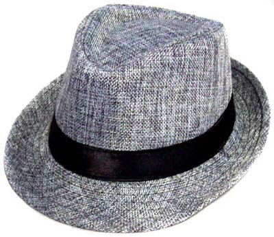Fedora HATs For Kids - Grey Color HAT With Black Band