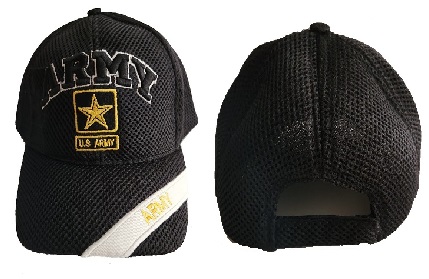 US ARMY Military Baseball CAP Embroidered - Black Color