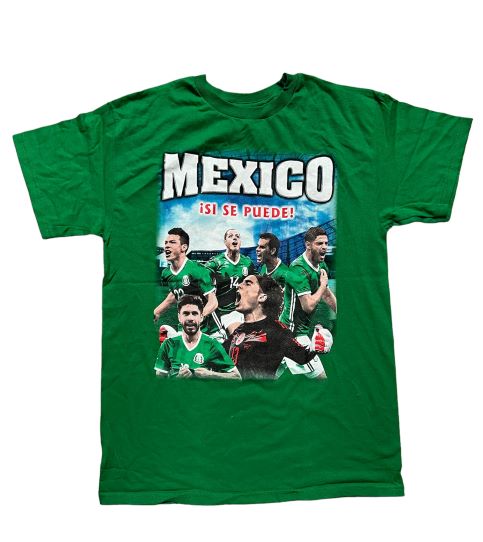 MEXICO El Se Puede Football US Screen Printed T-Shirt