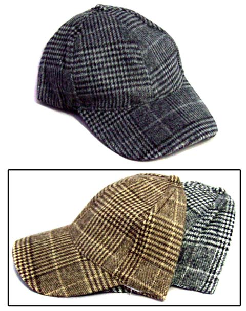 Fall/Winter CAPS For Adults - Plaids
