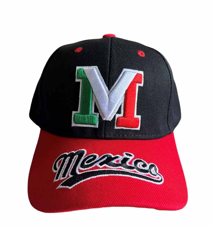 Mexico BASEBALL  Cap Eigitally Embroidered - 2 Color Tone