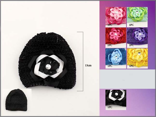 Crochet Kufis - Beanies - WINTER HATS For Babies  - Ribbon