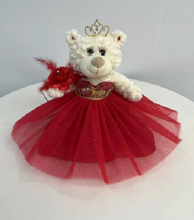 Quinceanera Teddy BEAR - Size: 9 Inches