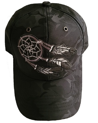 Dream Catcher Native Pride Baseball CAP - Black Camo