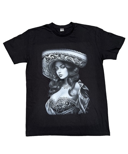 Mexican BEAUTY Pretty Senorita US Screen Printed T-Shirt