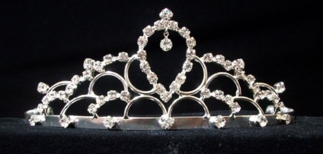 Rhinestones TIARA  ( # W241-1686T)