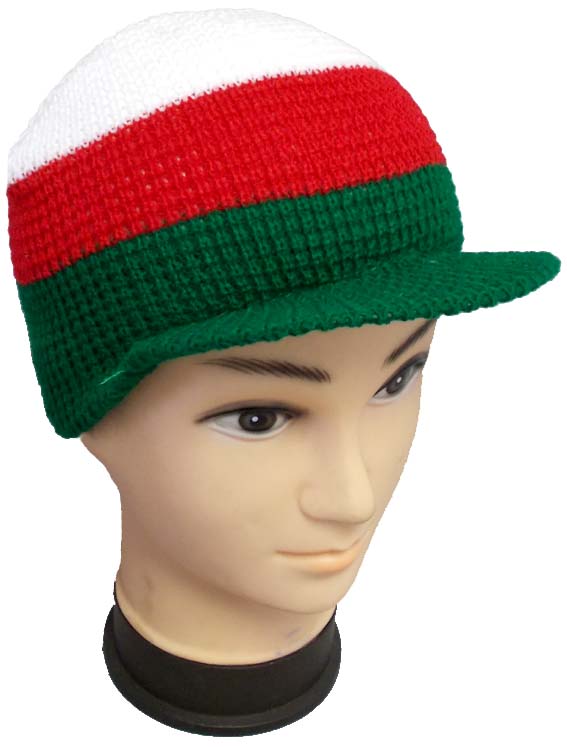 Mexican - Beanies   Winter HATS  - Tri-Color