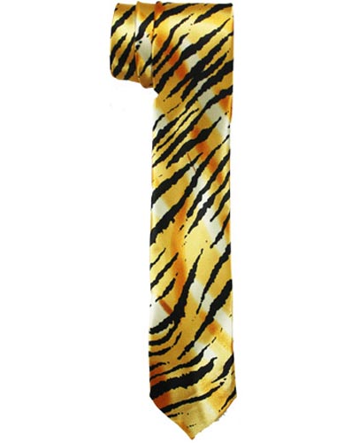 Fashion Wear ADULT Fashion Neck Ties - Tiger Prints