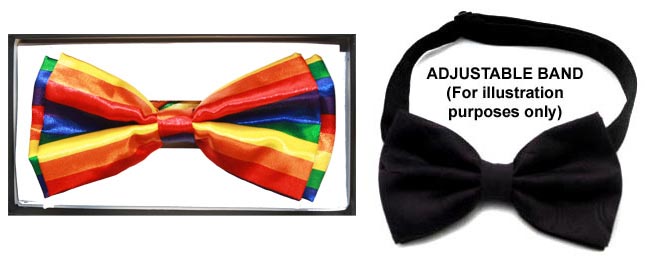 RAINBOW Gay Pride Formal Wear Adult Bow Ties