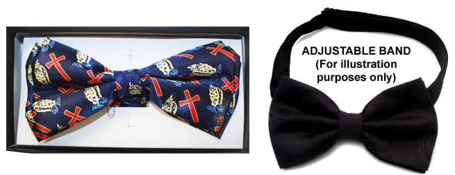 ADULT Christian Bow Tie - Cross