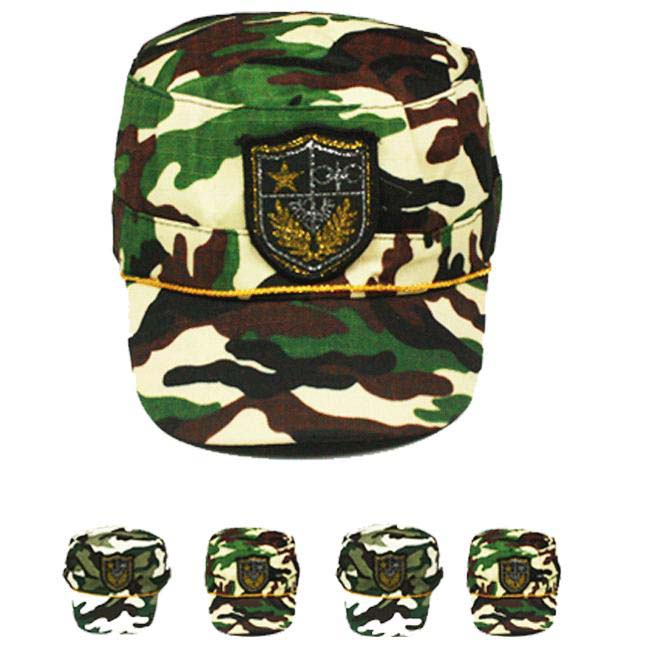 MIlitary Style Camo CAPS For Kids