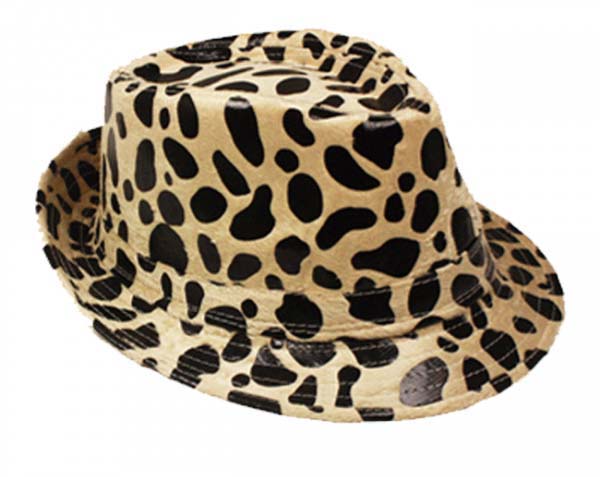 Fedora Trilby Hats For Adults - ANIMAL Prints