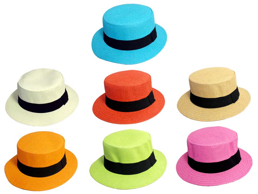 Fedora HATs - Flat Top HATs For Women