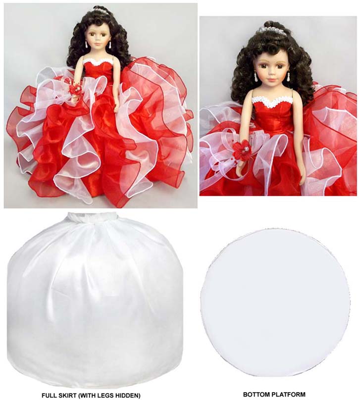 ''Princess'' Quinceanera - Sweet 16 - Anniversary Porcelain  DOLL