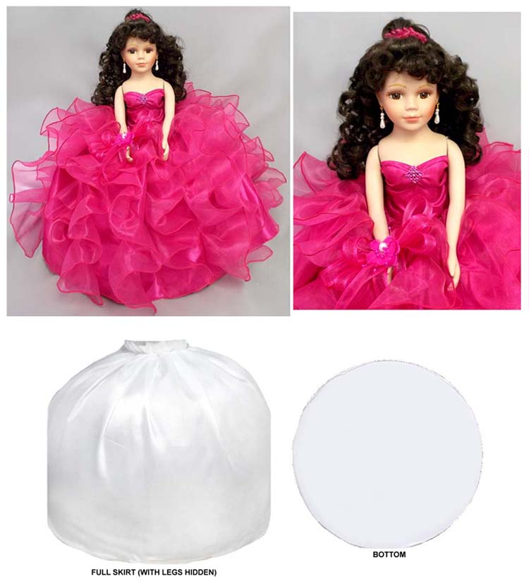 ''Princess'' Quinceanera - Sweet 16 - Anniversary Porcelain DOLL