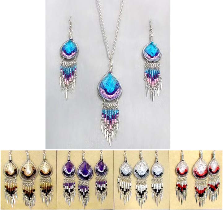 Native Pride Jewelry - 3 Pc NECKLACE & Earrings Sets