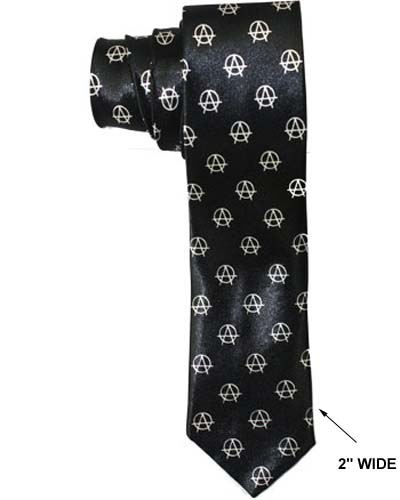 Formal Wear Fashion Slim Neck Ties For ADULTs - Anarchist