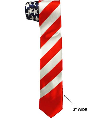 Formal Wear Fashion  Neck Ties For ADULTs - US Flag Old Glory