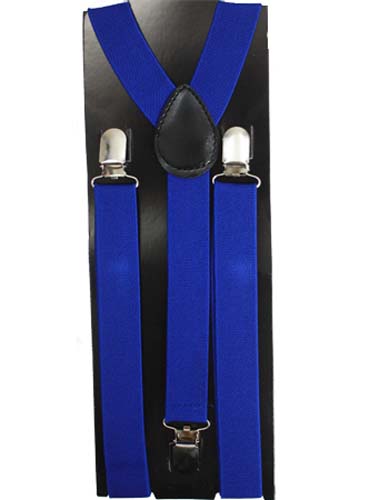 Adjustable SUSPENDERS For Kids - Royal Blue