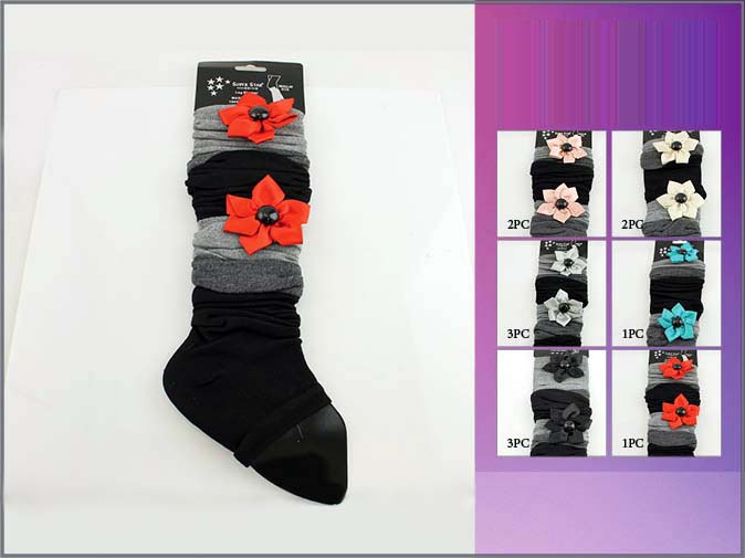 Leg Warmers For Women/Teenagers  - With 2 FLOWERS