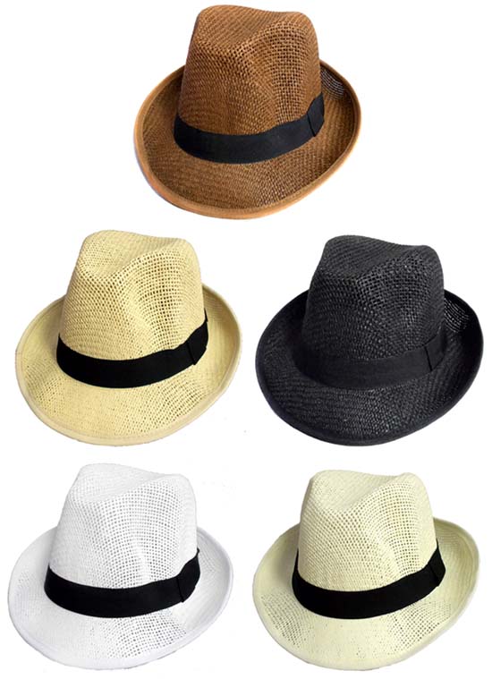 Fedora HATS  -  Men HAT - Assorted Colors